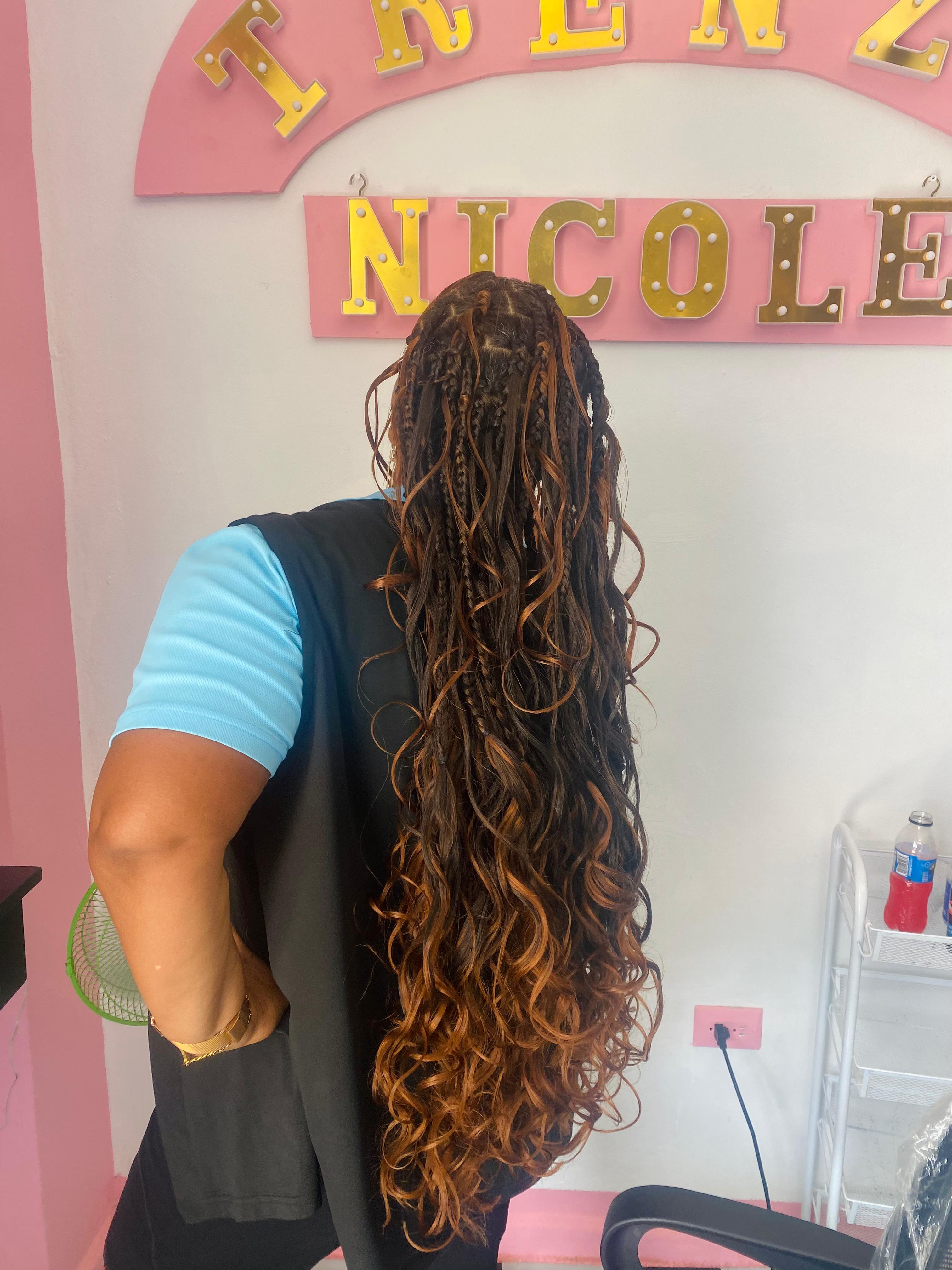 Trenzas para evento